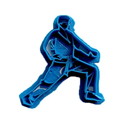 Obrázek Cuticuter Sport Karate 3 Ausstechform, Blau, 8 x 7 1.5 cm