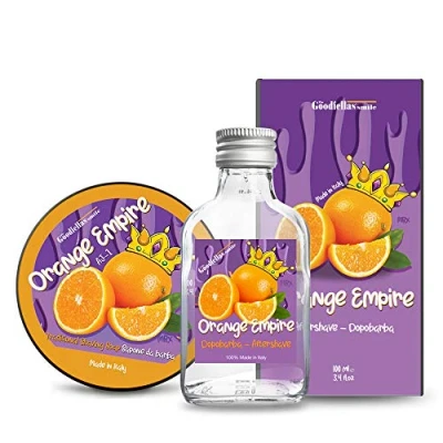 Obrázek THE GOODFELLAS&#039; SMILE Duo Set Orange Empire. Shaving Soap and Aftershave, 250 ml