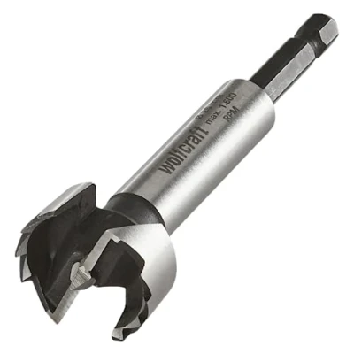 Obrázek wolfcraft Forstnerův vrták, šestihranná stopka, Ø 26 mm i 3309000 Pro vrtání do dřeva s ohraničením hloubky bez