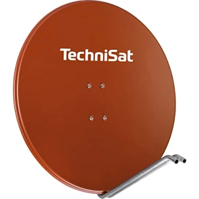Obrázek TechniSat SATMAN 850 PLUS satelitní anténa (85 cm zařízení, se stožárem a držákem AZ/EL vhodná pro UNYSAT Universal LNB) červená