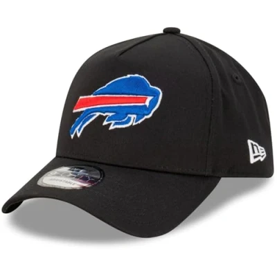 Obrázek New Era NFL Caps American Football Kappe Basecap zahnutý kšilt nastavitelný 9Forty A Frame černá, Buffalo Bills #34597