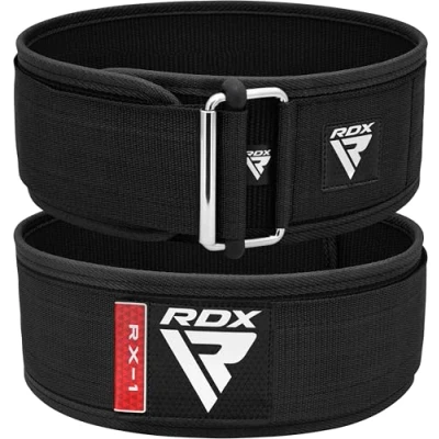Obrázek RDX 4&quot; pás pro vzpěrače, tréninkový Auto Lock, powerlifting silový trénink, posilovací fitness pásek, polstrovaný vzpírání, pás, muži, dámský, mrtvý tah workout