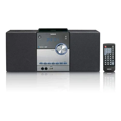 Obrázek Lenco Kompaktní stereo zařízení MC 150 s DAB+, FM rádio, CD/MP3 přehrávač, Bluetooth a USB, dálkové ovládání, 2 x 10 W černé