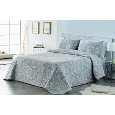 Obrázek VIALMAN Leichtes Bouti Tagesdecke, Taupe, 250 x 270 cm