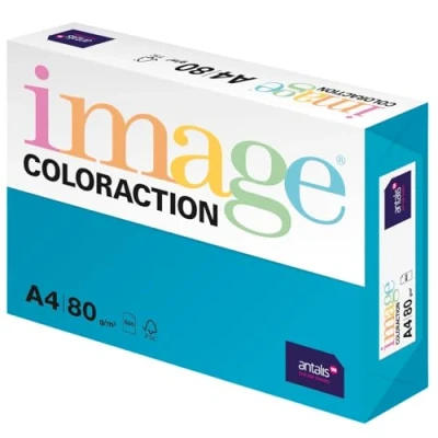 Obrázek Image Coloraction Lisbon barevný papír do kopírky DIN A4, 210 x 297 mm, 80 g/m² pestrý, bezdřevý tiskárny pro 500 listů královská modrá