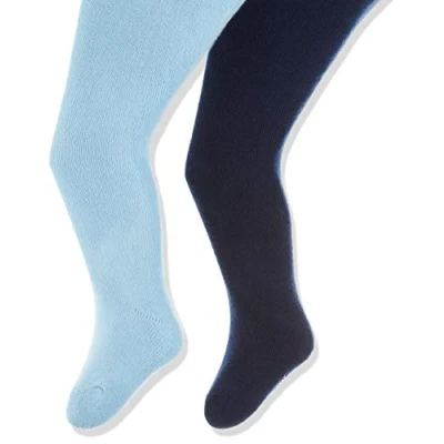 Obrázek Playshoes Unisex Baby punčocháče zimní termo jednobarevné, balení 2 ks