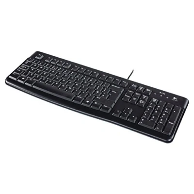 Obrázek Logitech K120 kabelová klávesnice pro Windows, rozložení US QWERTY černá