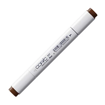 Obrázek COPIC Classic Marker typ E 27, mléčná čokoláda, profesionální zvýrazňovač layoutu, se širokou a jemnou špičkou