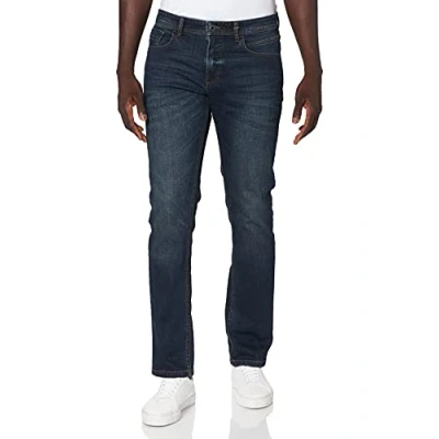 Obrázek camel active Pánské džíny Regular Fit 5 Pocket z bavlny, tmavě modrá