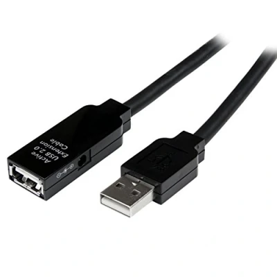 Obrázek StarTech.com 15 m USB 2.0 repeater kabel, aktivní prodlužovací kabel se zesilovačem signálu, 1 x konektor/1 zdířka