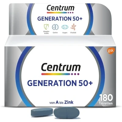 Obrázek Centrum generace 50+, 180 ks vysoce kvalitní doplněk stravy pro Best Ager kompletní každodenní péči mikroživinami balení se může lišit