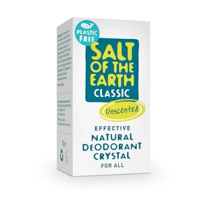 Obrázek Salt Of The Earth Přírodní deodorant krystal bez plastu, zápachu, parfému Vegan, Dlouhotrvající ochrana, pokusů na zvířatech 75 g