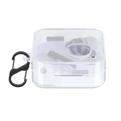 Obrázek kwmobile pouzdro kompatibilní s CMF by Nothing Ear 2024 sluchátka silikonové ochranné Etui Case Cover Schoner transparentní