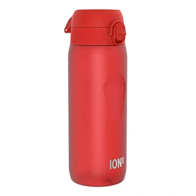Obrázek Ion8 Láhev na pití, 750 ml, zabezpečené proti protékání, otevírání jednou rukou, bezpečné uzavírání, vhodné do myčky nádobí, bez BPA, držadlo, skládací víčko, ručně tvarovaná rukojeť, snadné čištění,