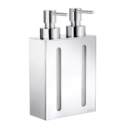 Obrázek Smedbo Outline &quot;Double Seife und Lotion Spender, Silber