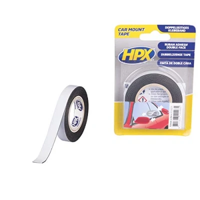 Obrázek HPX ZC0023 montážní páska oboustranně černá 12 mm x 2 m