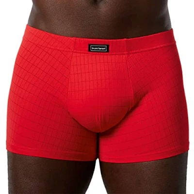 Obrázek bruno banani Pánské boxerky, černá (černá károvaná 125)