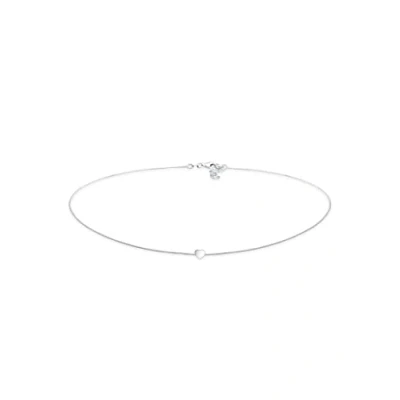 Obrázek Elli dámský šperk pravý náhrdelník přívěsek na řetízek Choker srdce sterlingové stříbro 925 délka 38 cm