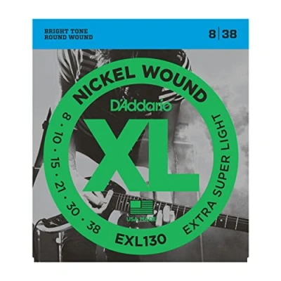 Obrázek D&#039;Addario struny pro kytaru E kytara elektrické kytary elektrickou EXL130 Extra Super Light, 0838 1 kus