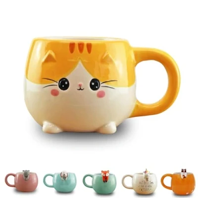 Obrázek Winkee Originální Pet Friends hrnek I Super sladký jako na kávu &amp; šálek čaj velký pití cca 350 ml Cute Coffee Mug