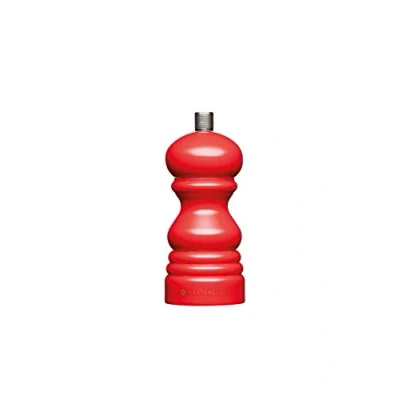 Obrázek MasterClass Pfeffermühle oder Salzmühle mit austauschbarer Kappe, Kunststoff, Rot, 12 cm