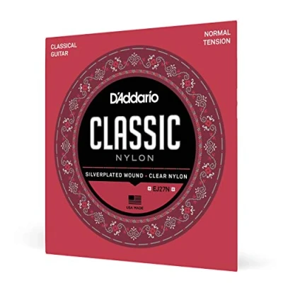 Obrázek D&#039;Addario kytarové struny klasická kytara pro studentské nylonové klasickou kytaru koncertní EJ27N normální tension 1 kus