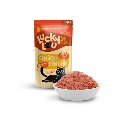 Obrázek Kapsička LUCKY LOU Lifestage Kitten s drůbežím masem 125g