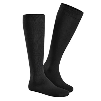 Obrázek Hudson Pánské podkolenky Relax Cotton hřejivé, Black 0005