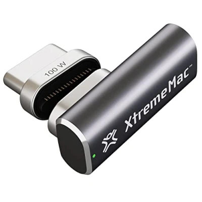 Obrázek XtremeMac® Premium Magnetischer Adapter für Apple MacBook, iPad und andere USB C Geräte, Schnellaufladefunktion 100W, Datenübertragung 10gb/s, 20 polig