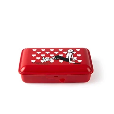Obrázek Excelsa Popeye Lunchbox mit Besteck Olivia, Rot, 23 x 13 cm