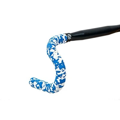 Obrázek Bike Ribbon Uni Plus Cork Ruční Handlebar Tape, White/Blue, XL
