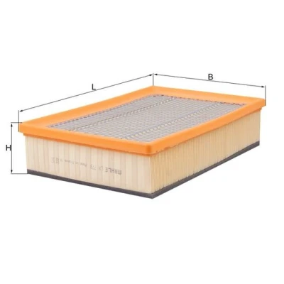 Obrázek Mahle Knecht LX 778 vzduchový filtr