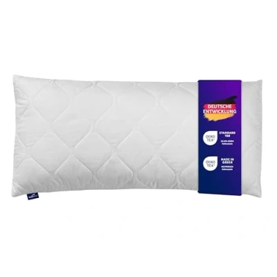 Obrázek Noc snů 03770379108 3hvězdičkový polštář, měkký a pohodlný z hebkého mikrovlákna,, bílá, 40 x 80 cm