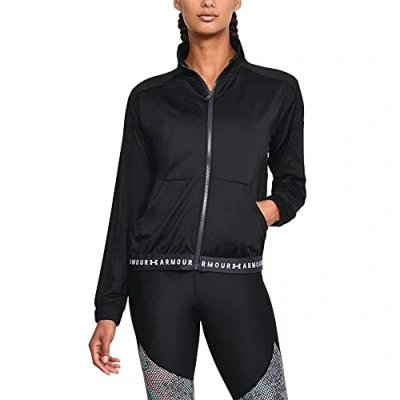 Obrázek Under Armour Dámská lehká bunda Heatgear Full Zip, černá (Black/White (001)), S