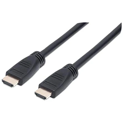 Obrázek Manhattan 353960 Intellinet High Speed HDMI kabel s ethernetovým kanálem, 8 m, stíněný (CL3 certifikovaný pro instalaci na stěnu) černý