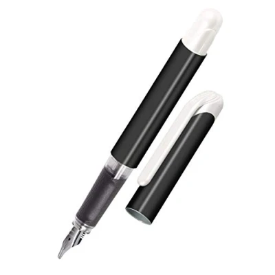 Obrázek Online Výplň krásného psaní College Black, kaligrafické pero 1,4 mm, inkoustová náplň pro praváky, ergonomická rukojeť, standardní inkoustové kazety, vč. kombinované patrony modré