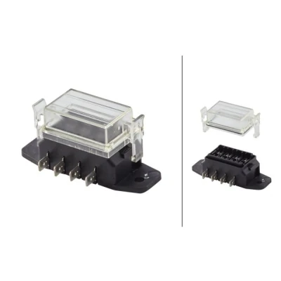 Obrázek HELLA 8JD 005 993 082 Bezpečnostní zásuvka 4pólový konektor: plochá zástrčka 8 x side (6,3 0,8)