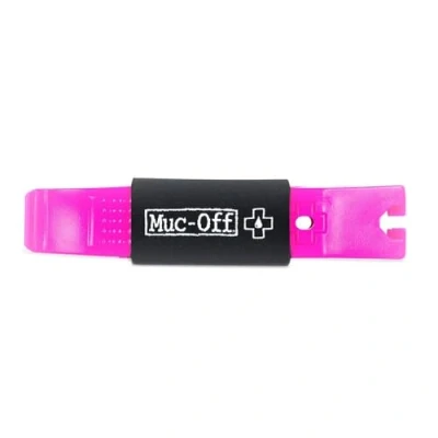 Obrázek Muc Off Rim Stix, Pink 1 pár, stahovák nářadí páka na pneumatiky jízdní kolo opravu pneumatik ergonomický plast bez poškození nebo ráfků