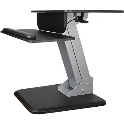 Obrázek StarTech.com Výškově nastavitelný stojanový stolní převodník stojan na sezení s nastavením jeden prst ergonomický stůl (ARMSTS)