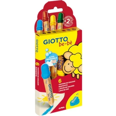 Obrázek GIOTTO be bè Barevné tužky F469600 Jumbo, 6 kusů (balení 1 ks)
