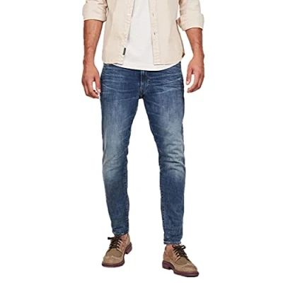 Obrázek G STAR RAW pánské D STAQ 3D Slim Jeans, Modrá (Medium Aged D05385 8968 071)