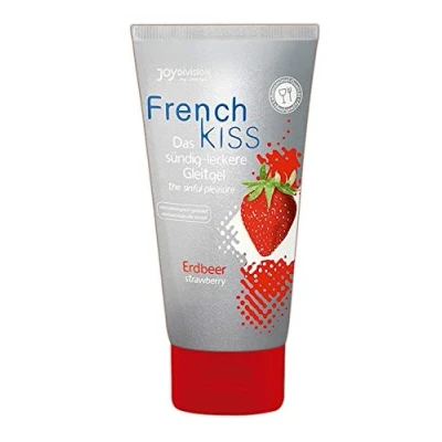 Obrázek JOYDIVISION Frenchkiss jahoda, 75 ml, lubrikační gel na vodní bázi, hříšně chutný