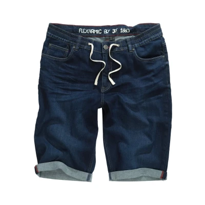 Obrázek JP 1880 Pánské velké velikosti Menswear L 8XL Bermuda, FLEXNAMIC®, do vel. 70/35 708366, Modrý denim