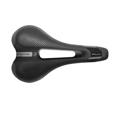 Obrázek Sportovní sedlo Sportourer UNKNOWN FLX Gel Super Flow Hi Viz, černé, One Size