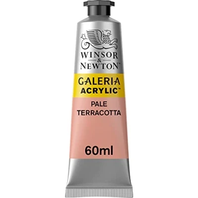 Obrázek Winsor &amp; Newton 2120437 Galeria akrylová barva, vysoká pigmentace, stálá na světle, konzistence, 60 ml tuba terakota bledá