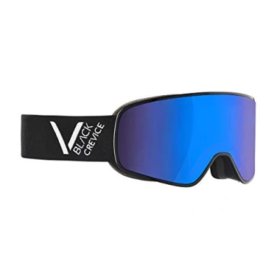 Obrázek Black Crevice Lyžařské brýle Schladming dvojité sklo, povrchová úprava proti zamlžování, UV400 ochrana (černá/bílá, L (obvod hlavy 58 61 cm)…