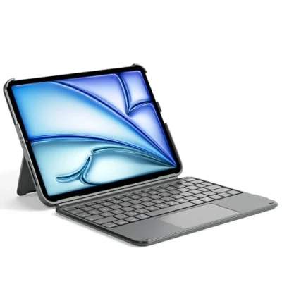 Obrázek Inateck Pouzdro s klávesnicí, ultralehká klávesnice Pro iPad 10, Air 6 11&quot; 2024, 5/4 10,9 palců, 11 4/3/2/1 Gen, odnímatelné, touchpadem, QWERTZ, KB04122