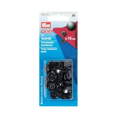 Obrázek Prym 100263 390327 náhradní díl bez šití pro 390302 patentka Anorak mosaz 15 mm mořená