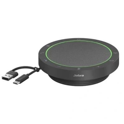 Obrázek Jabra Bluetooth hands free řešení Speak2 55, 4 mikrofony s potlačením hluku, 50mm širokopásmový reproduktor, širokopásmové audio, kompaktní, přenosné certifikováno pro týmy MS, tmavě šedá