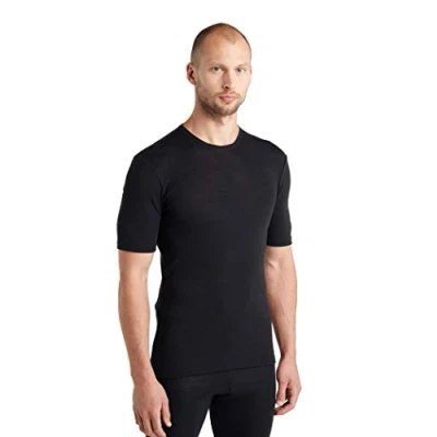 Obrázek Icebreaker pánské tričko Everyday Crewe s krátkým rukávem funkční 100% merino vlna Base Layer